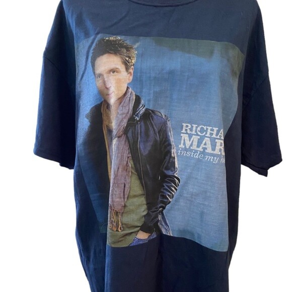 Richard Marx Crew Neck Tshirt Inside My Head Band Tee Womens XL NWT 90s Y2K 80s - Picture 4 of 11